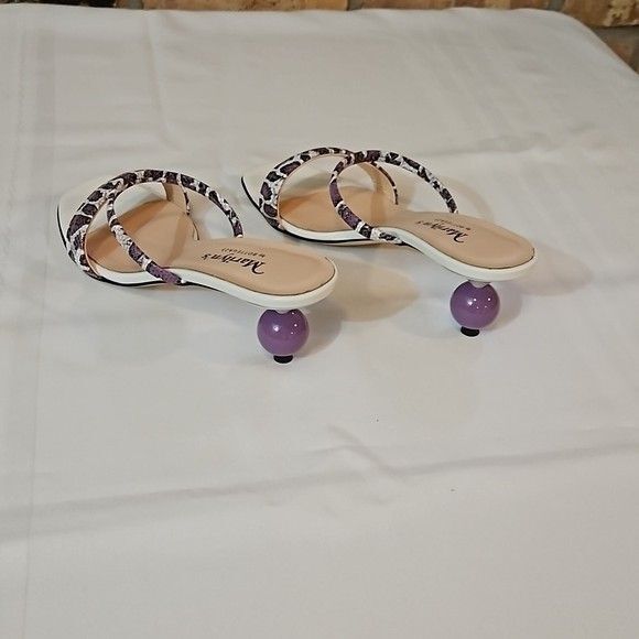 NWOT Marilyn's by Bottega 23 leather slide sandals size 39.5/US 9 - Picture 4 of 9